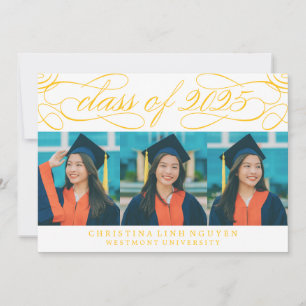 ELEGANT SCRIPT-KLASS AV 2025 PHOTO STUDENTEN INBJUDNINGAR