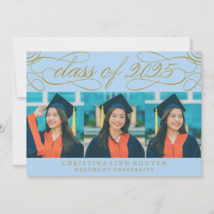 ELEGANT SCRIPT-KLASS AV 2025 PHOTO STUDENTEN INBJUDNINGAR