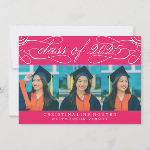 ELEGANT SCRIPT-KLASS AV 2025 PHOTO STUDENTEN INBJUDNINGAR