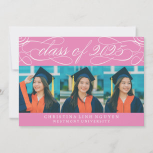 ELEGANT SCRIPT-KLASS AV 2025 PHOTO STUDENTEN INBJUDNINGAR