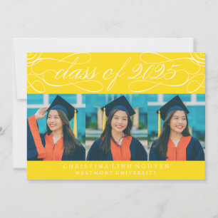 ELEGANT SCRIPT-KLASS AV 2025 PHOTO STUDENTEN INBJUDNINGAR