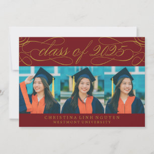 ELEGANT SCRIPT-KLASS AV 2025 PHOTO STUDENTEN INBJUDNINGAR