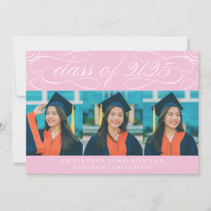 ELEGANT SCRIPT-KLASS AV 2025 PHOTO STUDENTEN INBJUDNINGAR