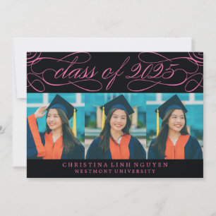 ELEGANT SCRIPT-KLASS AV 2025 PHOTO STUDENTEN INBJUDNINGAR