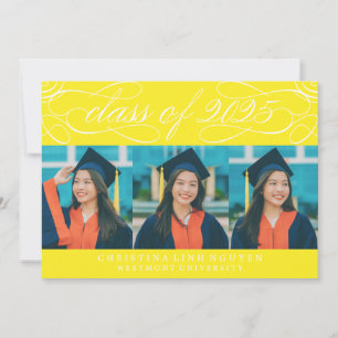 ELEGANT SCRIPT-KLASS AV 2025 PHOTO STUDENTEN INBJUDNINGAR
