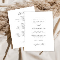 Elegant Script-minimalistisk Dubbla, sida vid Bröl