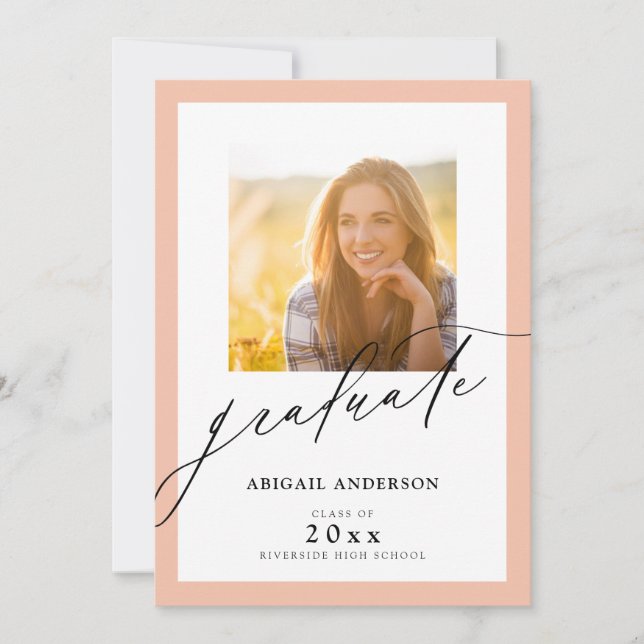 Elegant Script Modern 2 Foto Examen (Framsida)