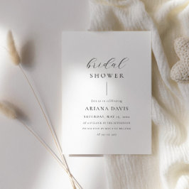 Elegant Script Modern Minimalist-Möhippa Inbjudningar