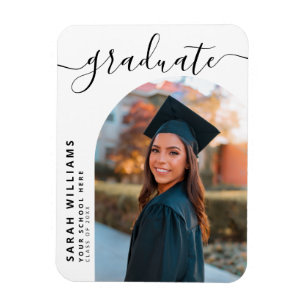 Elegant Script Modern Studenten-meddelande Magnet