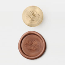 Elegant Script Monogram Bröllop