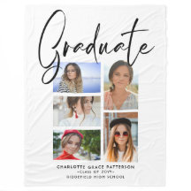 Elegant Script Multi Photo Studenten Student
