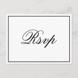 Elegant Script OSA-vykort Vykort