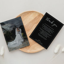 Elegant Script Photo Bröllop