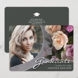 Elegant Script Ro Flowers | Modern fotograf och Meddelande