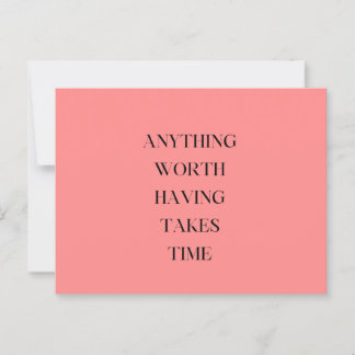 Elegant Script Rosa Blommigt Worldwide Efter att t Vykort