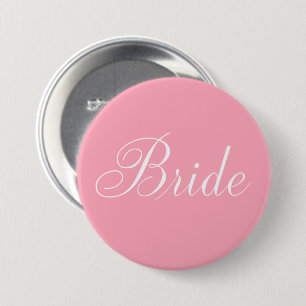 Elegant Script Rosa Bride Knapp