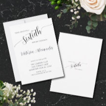 Elegant Script Sextioårsfirande
