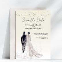 Elegant Script Traditional Bröllop