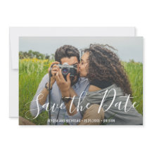 Elegant Script Typografi Modern Bröllop