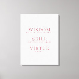 Elegant Script Typography Motivational Quote Canva Canvastryck