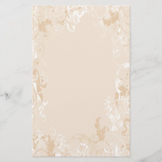 Elegant Scrollss-mall Brevpapper (Framsida)