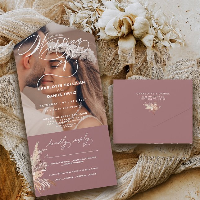 Elegant Seal och Send Boho | Bröllopet av |     (Skapare uppladdad)