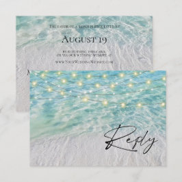 Elegant Seaside String Ljus Beach-webbplats OSA Kort