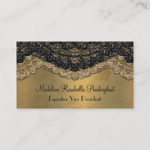 Elegant Segonzac Victorian 3,5" x 2", Visitkort