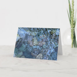 Elegant serene vatten strand scen kort