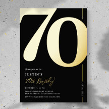 Elegant Seventy 70-årsfest Folie