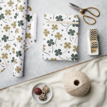 Elegant Shamrock & Guld St. Patrick's Day