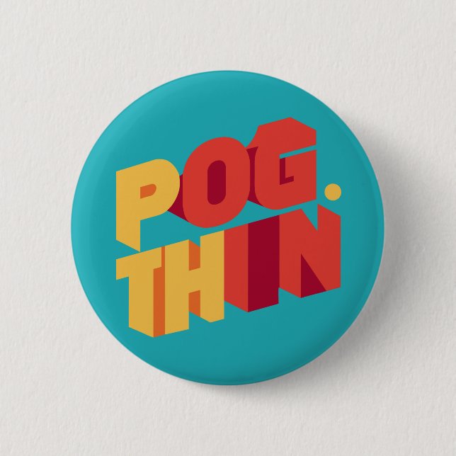 Elegant Shamrock-Shaped Design for St. Patrick's Knapp (Framsida)