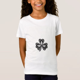 Elegant Shamrock-Shaped Design for St. Patrick's T Shirt