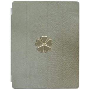 Elegant Shamrock St.Patrick's Day,Grönt Leather iPad Skydd