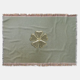 Elegant Shamrock St.Patrick's Day,Grönt Leather Mysfilt