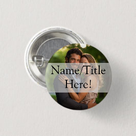 Elegant Sheet Overlay Photo Bröllop Knapp