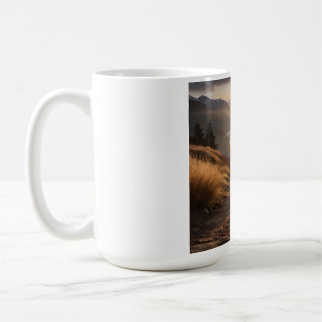 Elegant Shiba Inu Coffee Mugg (Vänster)
