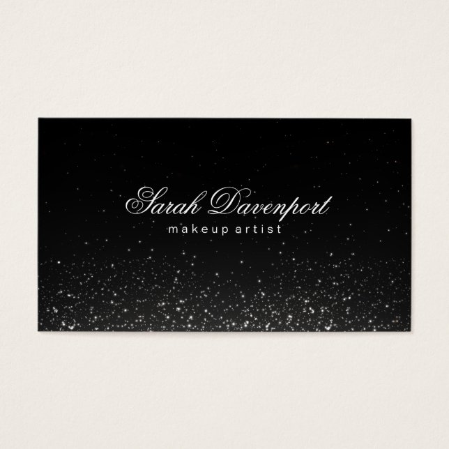 Elegant Shimmer Visitkort (Framsidan)