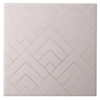 Elegant Shiny Geometric Pattern  Kakelplatta