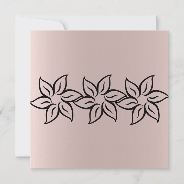 Elegant Shiny Lila Modern Flowery Get well Card (Framsida)