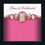 Elegant Shock rosa och Guld Födelsedagsfest Inbjudningar<br><div class="desc">Snygg rosa och guld födelsedagsfest inbjudan. Den här elegant rosa- och guld-födelsedagsfesten, företagsinbjudan party och evenemangsinbjudan är enkelt att anpassa för evenemanget genom att helt enkelt välja knappen "Anpassa den!" för att börja lägga till din händelseinformation, typsnitt stil, typsnitt storlek & färg och ordalydelse. Observera att alla de klistermärken, kort...</div>
