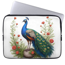 Elegant Siam Peacock Laptop sleeve 13 tum