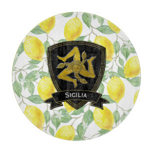 Elegant Sicilien Trinacria Styckningsnämnd