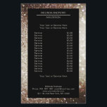 Elegant Silber Guld beidseitig tig Flygblad<br><div class="desc">Ein elegantes und raffiniertes design mit einem digitalen Bild aus Silber-Guld-Glitter. Bei der Herstellung wird keine echte Folie verwendet,  sondern nur die Farbe gründlich aufgedruckt. Füge deine Daten,  Logotyp,  FirmenDetails und Bilder in Minuten hinzu.</div>