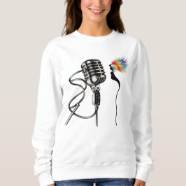 Elegant Silhouette Singer T Shirt