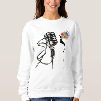 Elegant Silhouette Singer T Shirt