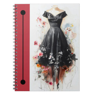 Elegant Silhouette Sketch Journal Anteckningsbok