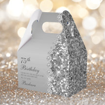 Elegant Silver 75:e födelsedag