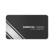 Elegant Silver Black Textured Professionell Anpass