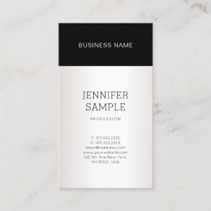 Elegant Silver Design Trendig - nutida lyx Visitkort